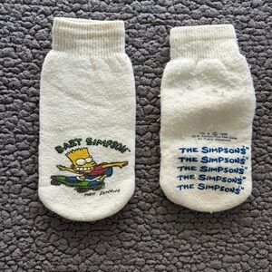 Vintage Bart Simpson Socks
